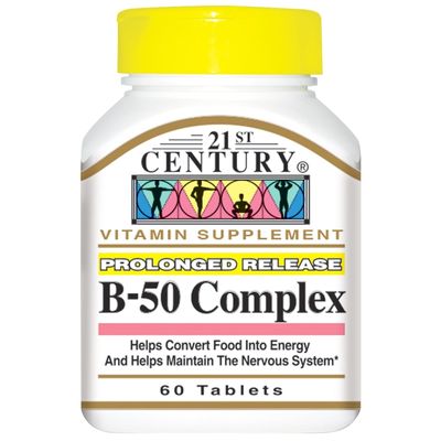 21st Century VIT B-50 COMPLEX PR TABS 60