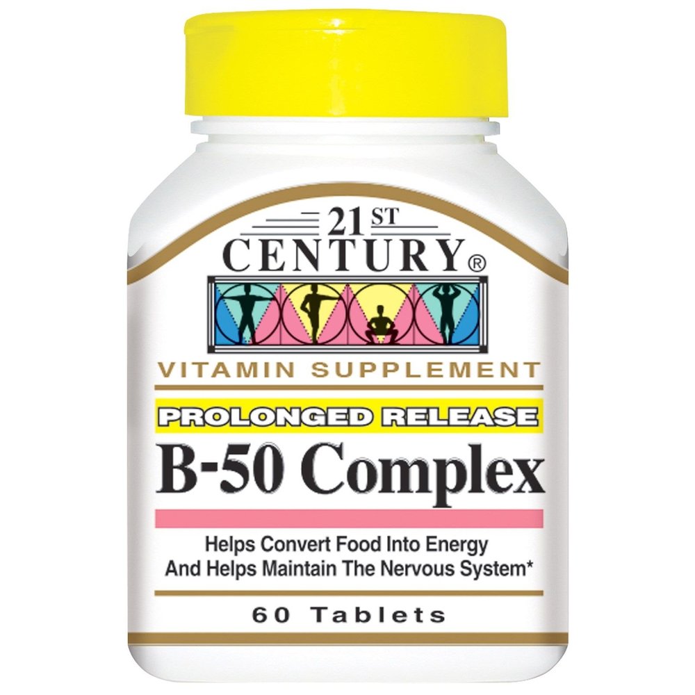 21st Century VIT B-50 COMPLEX PR TABS 60
