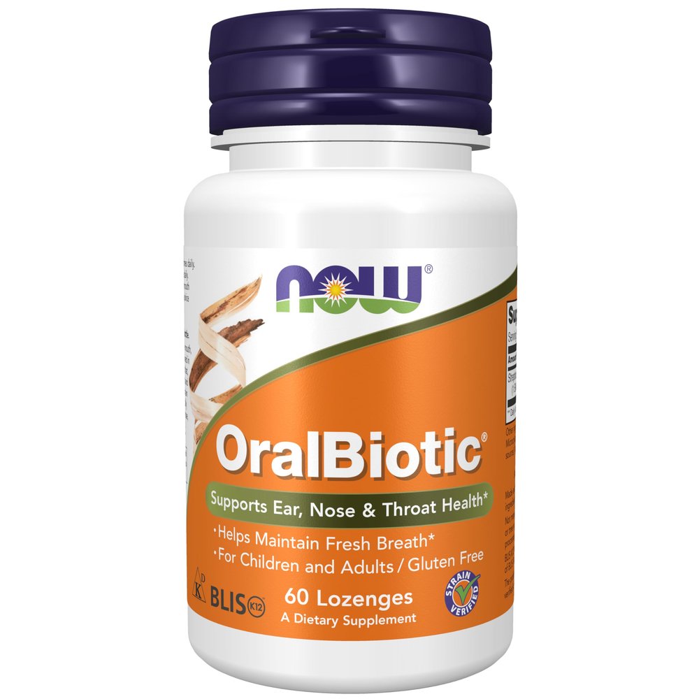Now Foods OralBiotic, 60 Lozenges