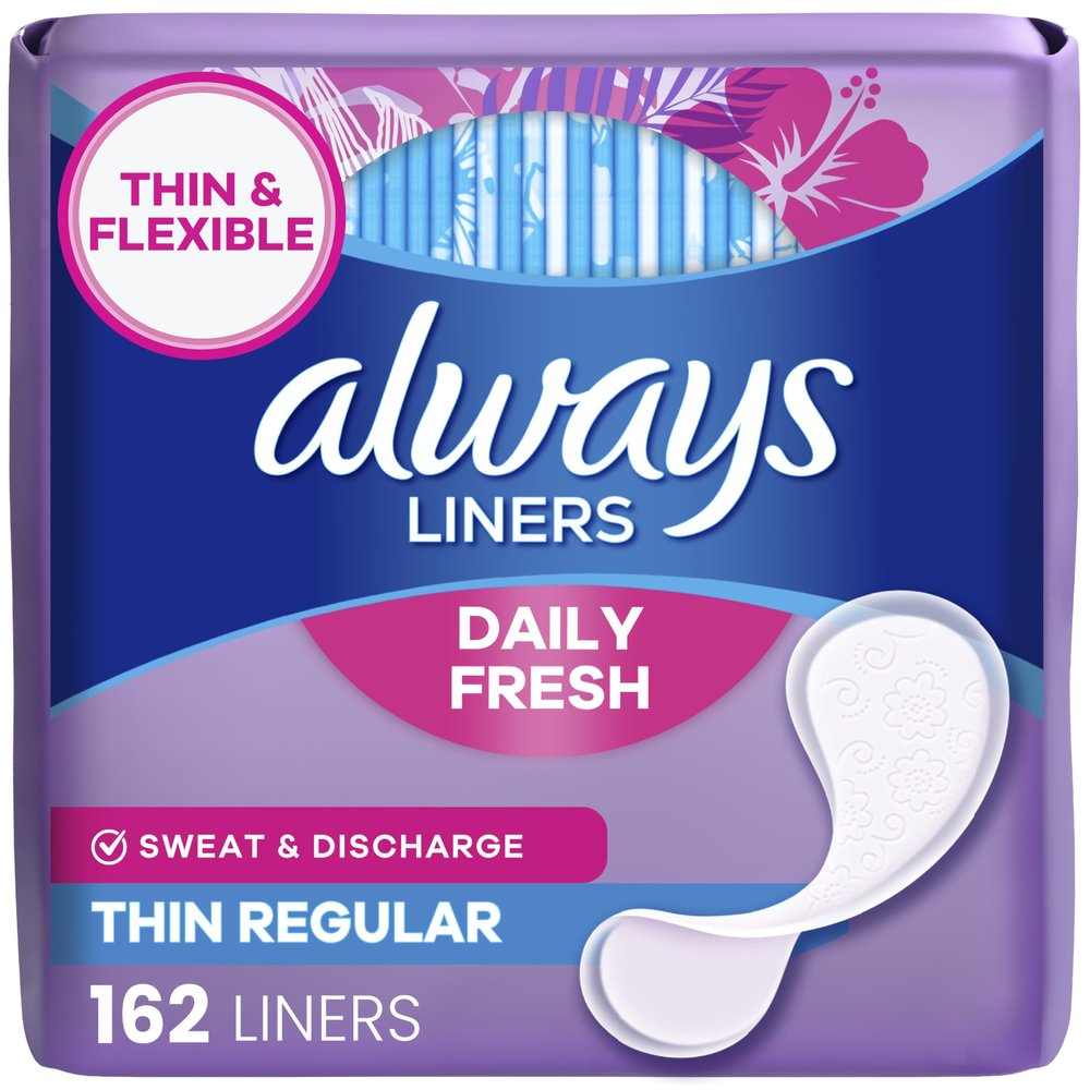 Always Thin Regular Pads-Unscented-162 ct Jumbo Pack