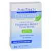 Puretouch Tush Flushable Wipes, 24 Count view 1