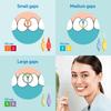 Tepe Interdental Brush, Lt Orange -X Soft 0.45mm (8 Pieces/Packet) view 3