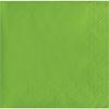 Creative Converting Touch of Color 2-Ply 50 Count Paper Beverage Napkins, Fresh Lime (803123B), 5 x 5" view 1