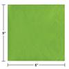 Creative Converting Touch of Color 2-Ply 50 Count Paper Beverage Napkins, Fresh Lime (803123B), 5 x 5" view 3