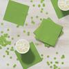 Creative Converting Touch of Color 2-Ply 50 Count Paper Beverage Napkins, Fresh Lime (803123B), 5 x 5" view 4