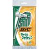 BIC Twin Select, Sensitive Skin, Disposable Shaver for Men, 10-Count Packages (Pack of 3) view 4