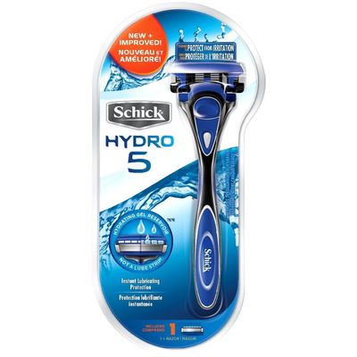 SCHICK Men Hydro 5 Razor (1 Razor Handle with 1 Cartridge)
