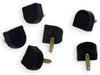 6 Heel Tip Replacement Dowels Lifts 13,15,17mm by supertap view 1