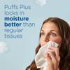 Puffs Plus Lotion Facial Tissues, 1 Family Box, 124 Tissues per Box view 4