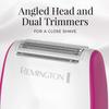 Remington WSF4810US Smooth and Silky on The Go Wet/Dry Razor Shaver with Hypoallergenic Foil view 3
