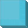 Durable Big Caribbean Dinner Paper Napkins Party Supply (50 Pack), 7-3/4 x 7-3/4", Blue view 1