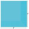 Durable Big Caribbean Dinner Paper Napkins Party Supply (50 Pack), 7-3/4 x 7-3/4", Blue view 2