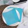 Durable Big Caribbean Dinner Paper Napkins Party Supply (50 Pack), 7-3/4 x 7-3/4", Blue view 4