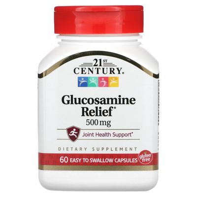 21st Century HealthCare Glucosamine Relief 500 Mg 60 Caps