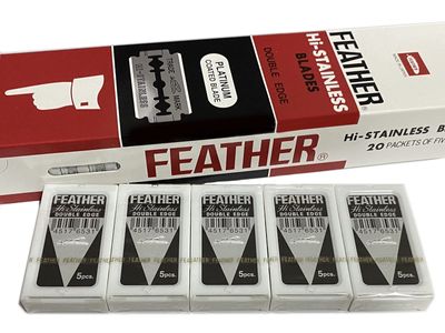 Feather Brand Razor Blades Hi-Stainless Double Edge