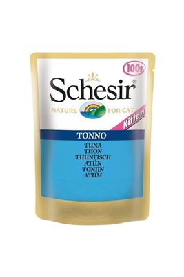 Schesir 51% Tuna with Chicken Fillets Wet Cat Food - 85 g