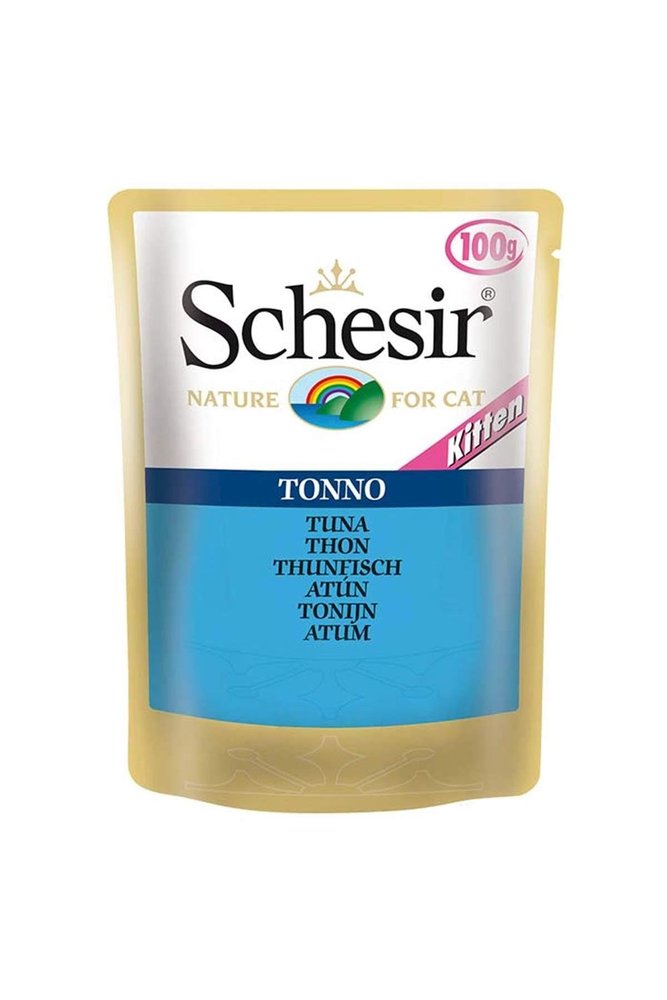 Schesir 51% Tuna with Chicken Fillets Wet Cat Food - 85 g