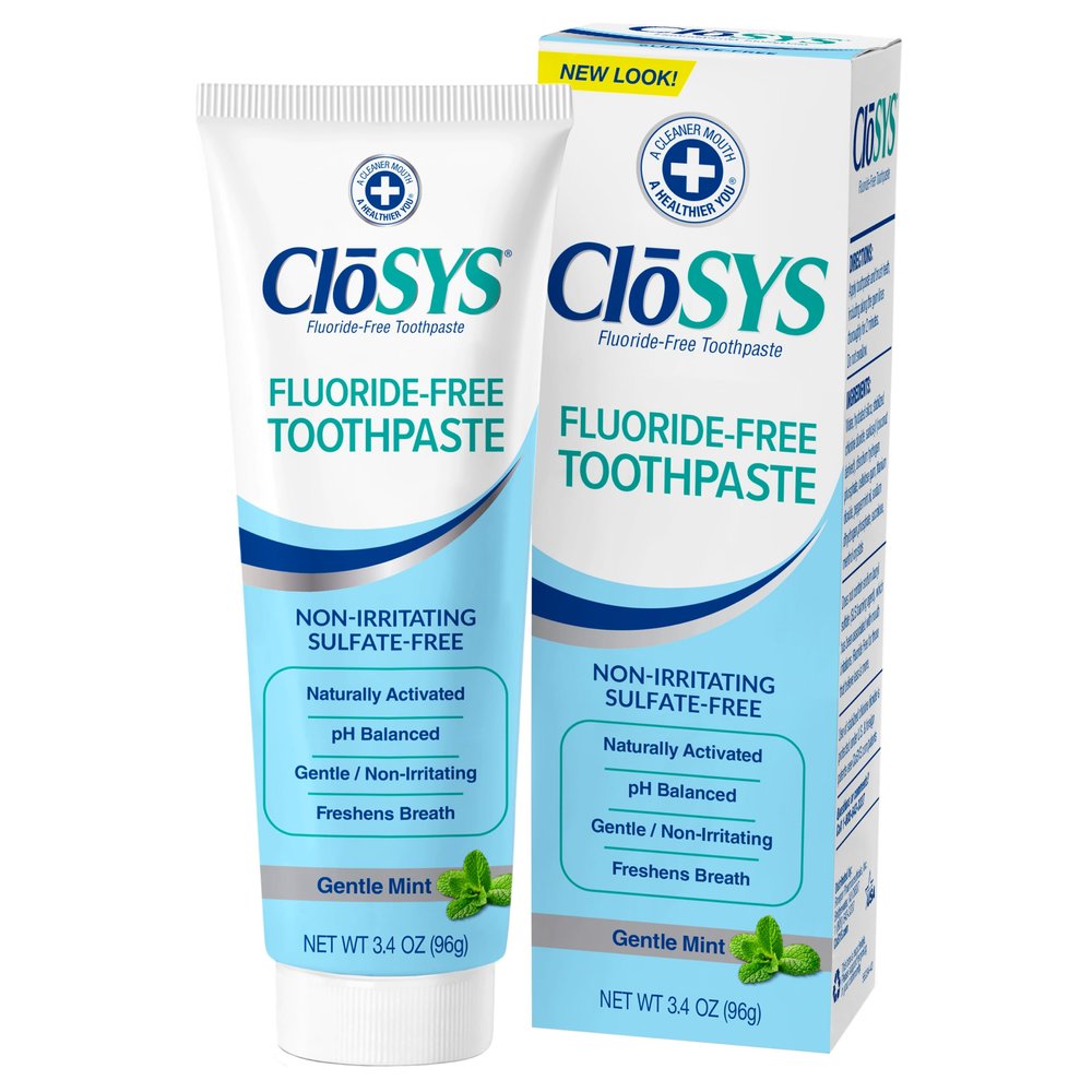 CloSYS Fluoride Free Toothpaste, 3.4 Ounce