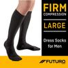 Futuro Restoring Men's Dress Socks, Firm Support 20-30 mmHg - in your choice of colors view 2
