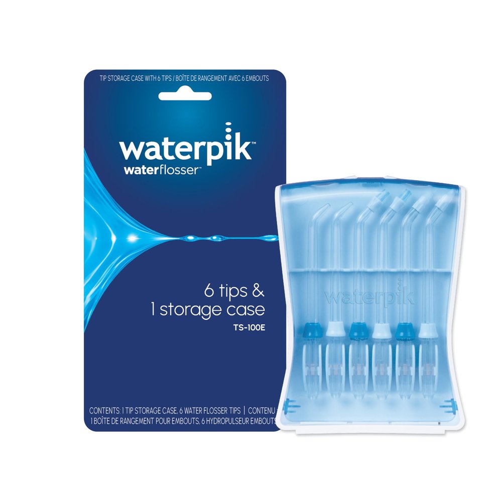 Waterpik Convenient Hygienic Sturdy Storage Case for Replacement Tips, 6 Count