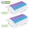 Ezy-Dose Ezy-Dose 7 Day Am/Pm Travel Pill Container, Large 1 each view 2