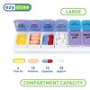 Ezy-Dose Ezy-Dose 7 Day Am/Pm Travel Pill Container, Large 1 each view 3