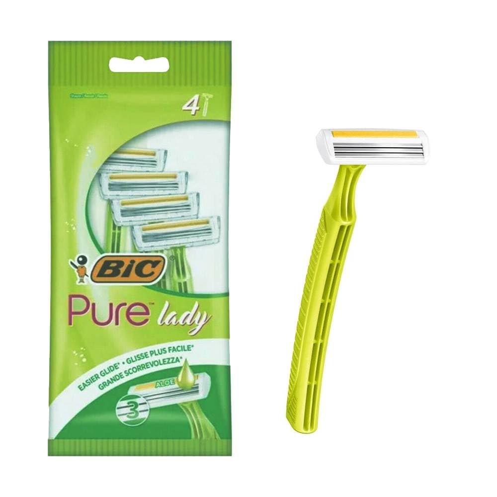 BIC Pure 3 Lady Razor - Pack of 4