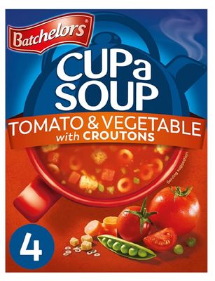 Batchelors Cup a Soup, Tomato Vegetables with Croutons, 104g