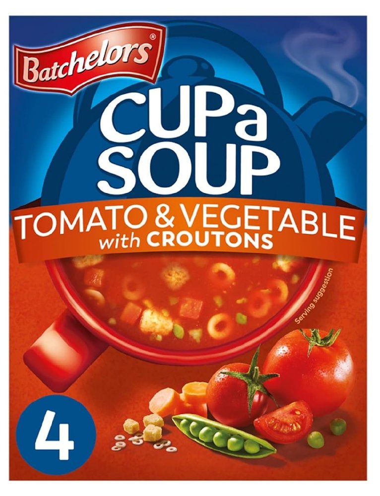 Batchelors Cup a Soup, Tomato Vegetables with Croutons, 104g