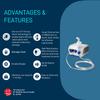 Omron NE C28 Compressor Nebulizer For Child and Adult With Virtual Valve Technology Ensuring Optimum Medicine Delivery to the Raspiratory System view 3