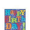 Colorful Birthday Fever Beverage Napkins , Pack of 16, Multi , 5" x 5" Tissue view 1