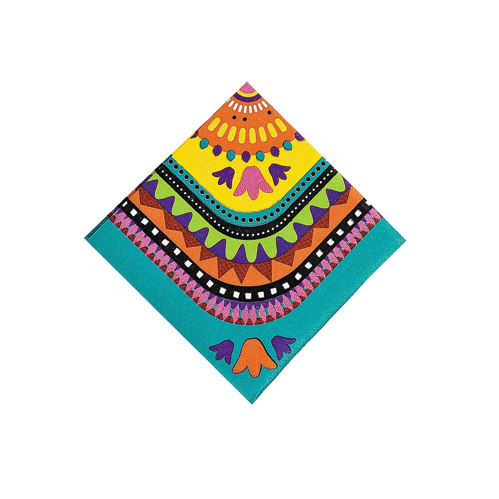 FIESTA BEVERAGE NAPKIN (16 PIECES)