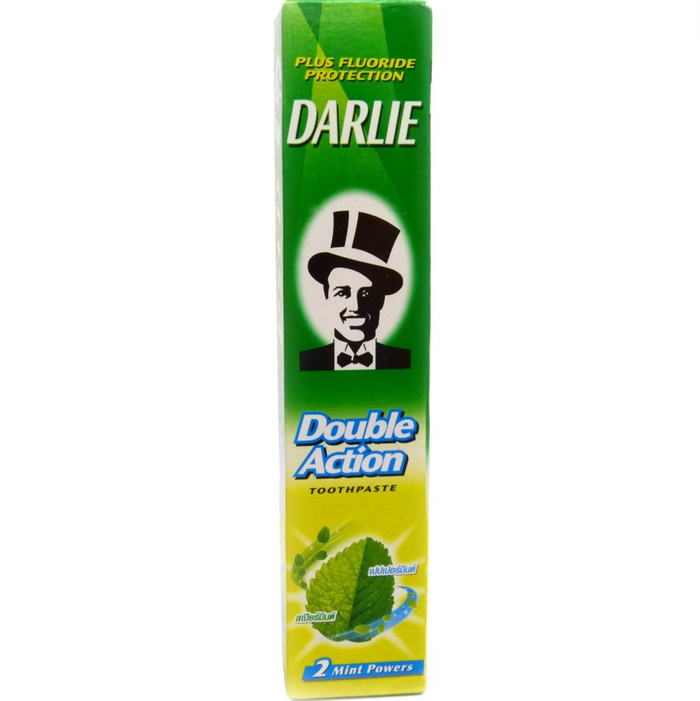 Darlie Double Action Toothpaste Plus Fluoride 2 Mint Powers Travel Size
