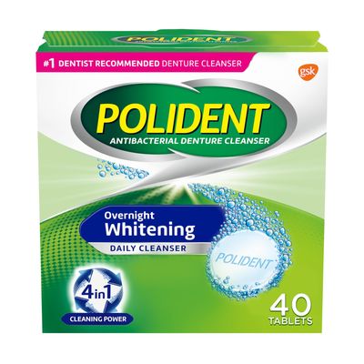 Polident Overnight, 40count