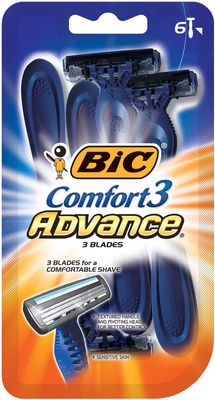 Bic Comfort 3 Advance Razors 6 Count