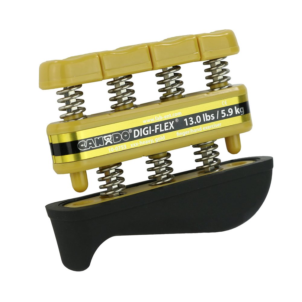 Cando Digi-Flex Hand Exerciser XXX-Heavy Tension - Gold