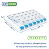 Ezy-Dose Four-A-Day Weekly One Day At a Time Medication Organizer Medium 2-Pack view 2