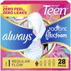 Always Totally Teen Radiant Infinity Pads 28 Count view 1