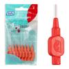 Tepe Interdental Brush, Lt Red X Soft - 0.5mm (8 Pieces/Packet) view 1