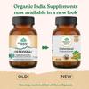 A TATA Product - Organic India Osteoseal 60 Capsule - Bio-available Calcium, Phosphorus & Amino Acids, Helps Increase Bone Mineral Density, Healthy Bone & Teeth GMP & NPOP Certified Organic view 2