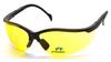 + 1.5 Lens , Black Frame/Amber Lens : Pyramex Safety SB1830R15 Venture II Readers Black Frame with Amber + 1.5 Lens view 1