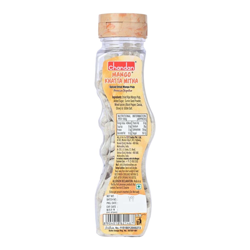 Chandan Mouth Freshener Mango Khatta Mitha 140g