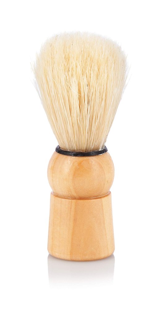 JUVITUS Shaving Brush - Boar Bristles & Wooden Handle