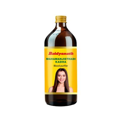 Baidyanath Mahamanjisthadi Kadha - 450 ml | Herbal Formula with Mahamanjishtha, for Skin and Wellness Support