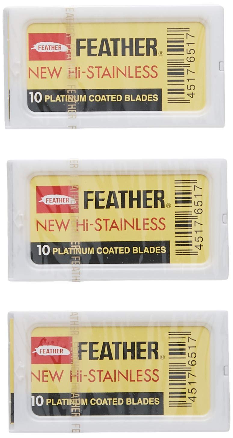 Feather Double Edge Blades, 30 Count