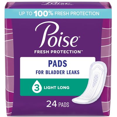 Poise Ultra Thins Long Light Absorbency - 24 ct