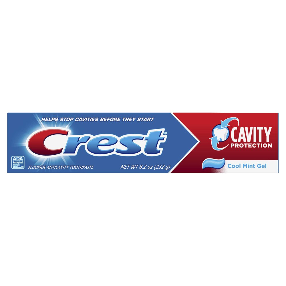 Crest Cavity Protection Toothpaste Gel Cool Mint 8.20 oz