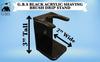Shaving Brush Stand, Black Drip Stand - Acrylic view 2