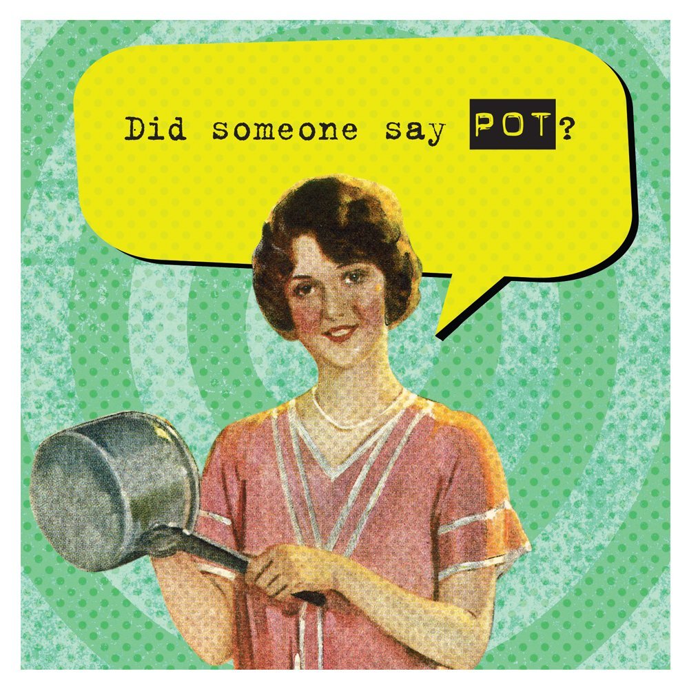 Funny IMproper Greeting Beverage Napkin-Pot