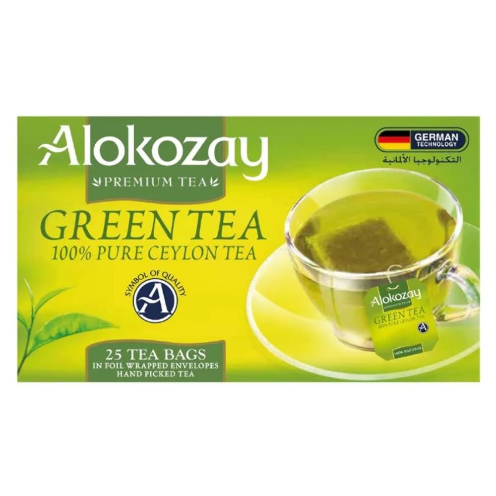 Alokozay Premium Tea, Green Tea, 25 Tea Bags - 50g